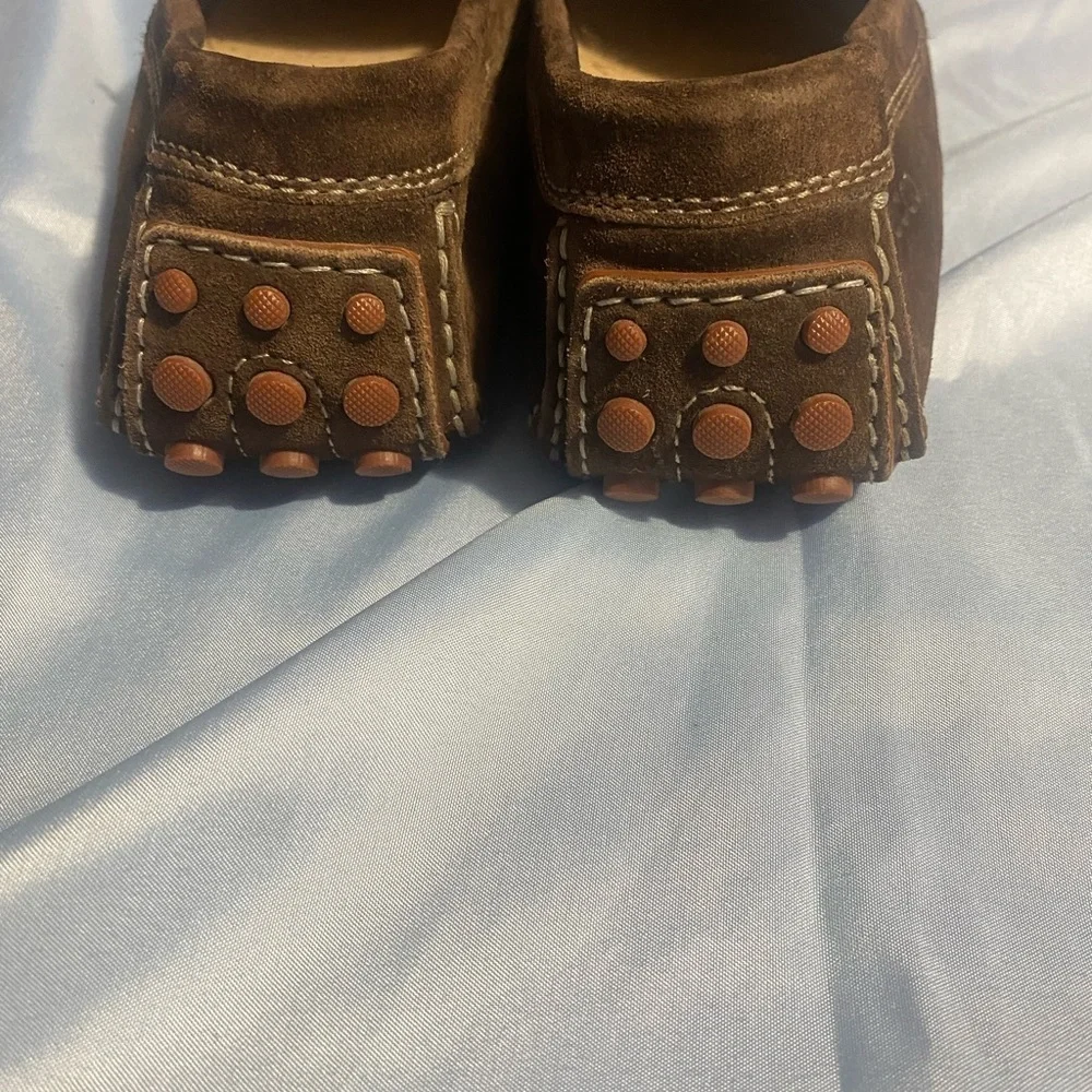 Ecco Brown Slip-On Loafers with Penny Strap